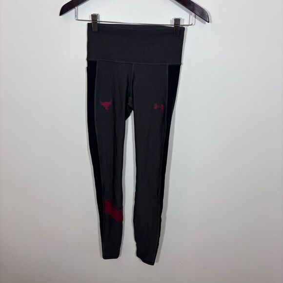 Women's UA Project Rock HeatGear® No-Slip Waistband Leggings size XS - Picture 3 of 13